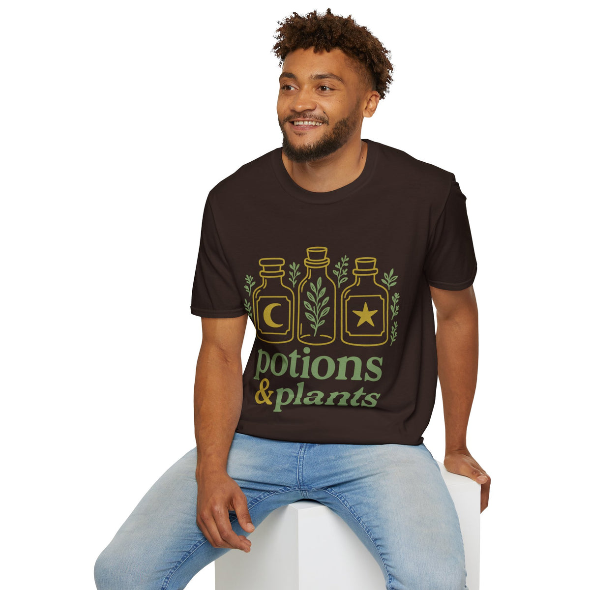 Potions & Plants T-Shirt — Botanical Apothecary Graphic Tee - Trending Now - August 2026