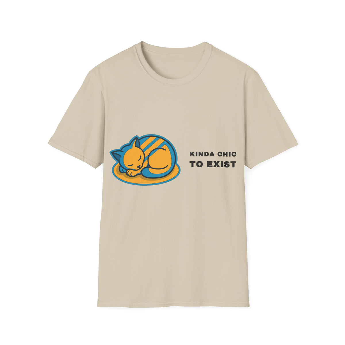Cat Nap T‑Shirt - 'Kinda Okay To Exist' Cute Sleeping Cat Graphic Tee - Trending Now - September 2026