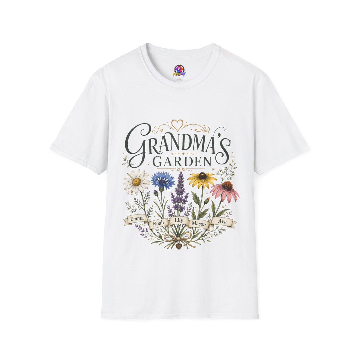 Grandma's Garden T-Shirt — Floral ‘Grandma’s Garden’ Gift Tee