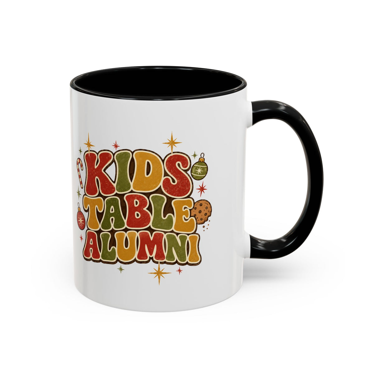 Christmas Kids Table Alumni Mug — Retro Holiday Coffee Cup