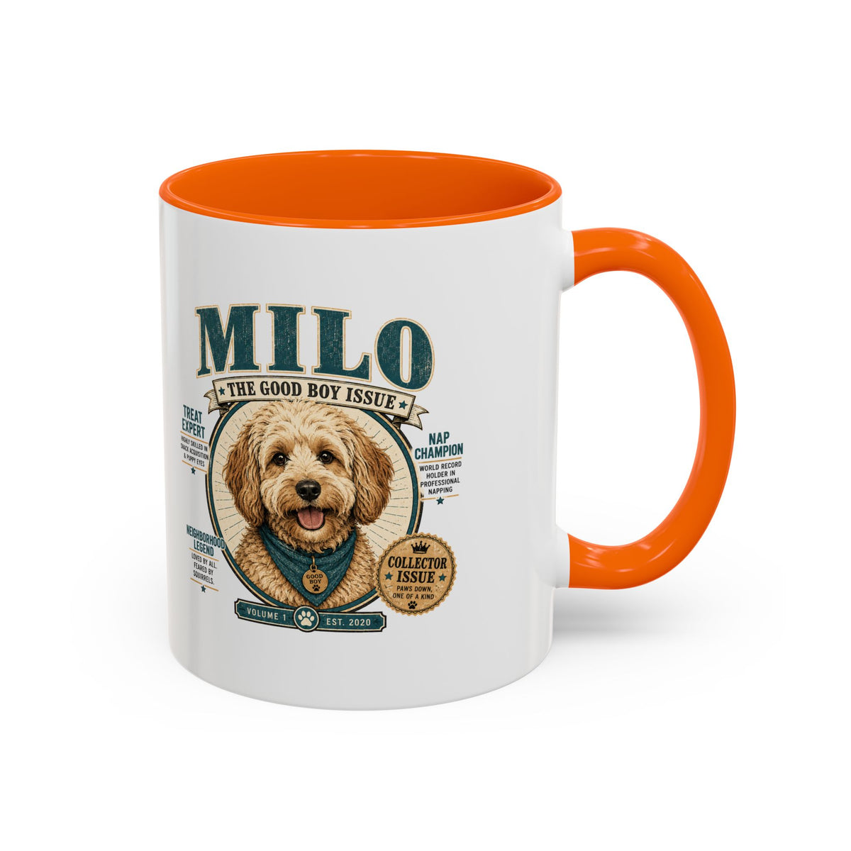 Milo Bailey Dog Dad Mom Milo Dog Mug — “The Good Boy Issue” Decorative Coffee Cup