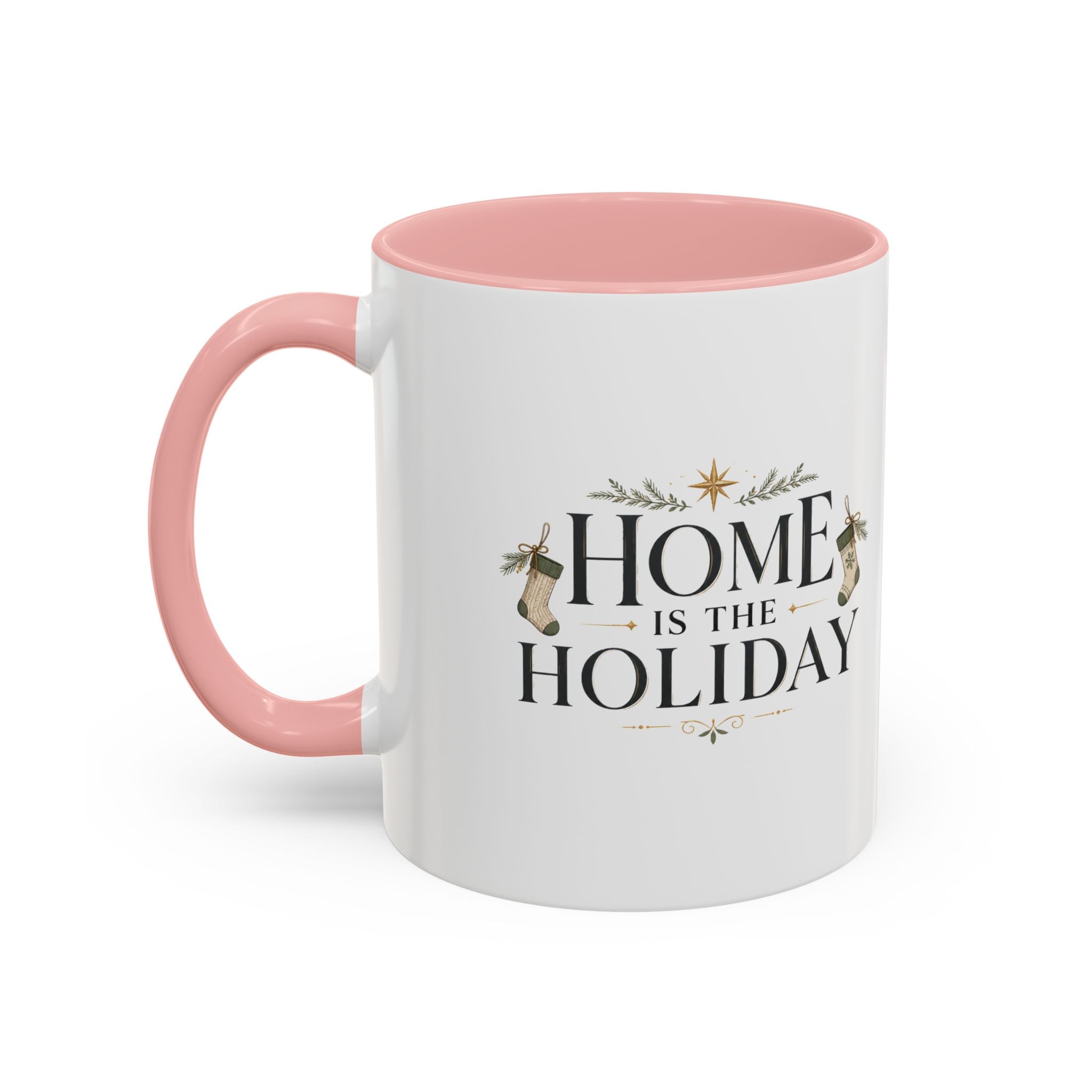 Christmas Home Is the Holiday Coffee Mug — Christmas Holiday Accent Mug