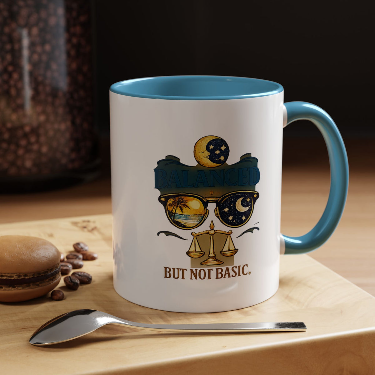 Libra Zodiac Accent Coffee Mug