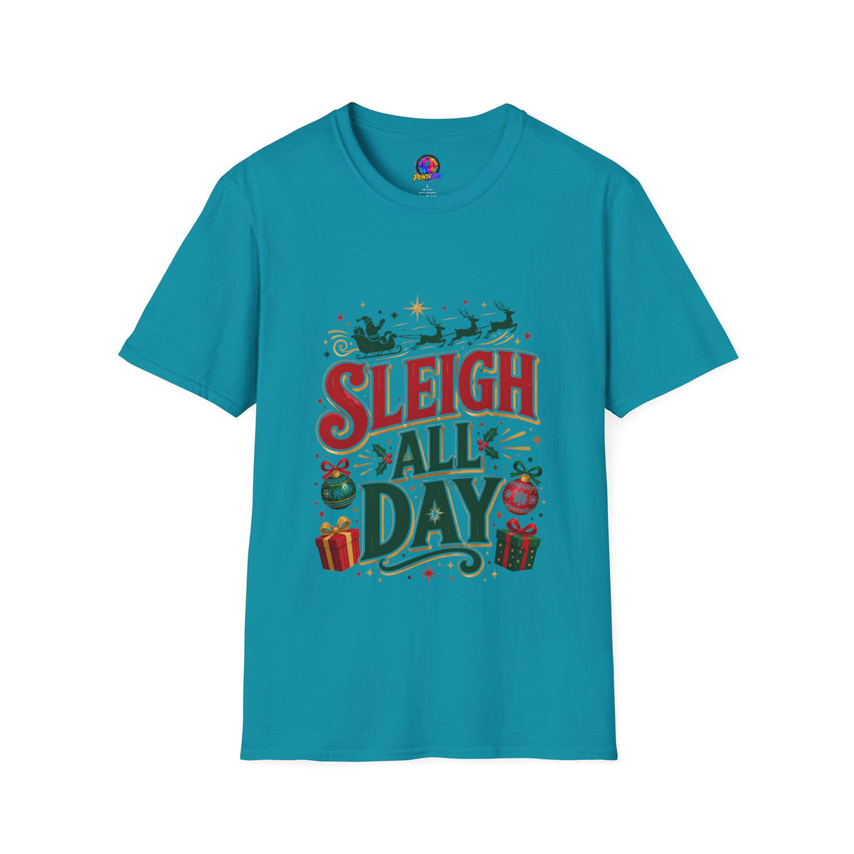Sleigh All Day Christmas T-Shirt