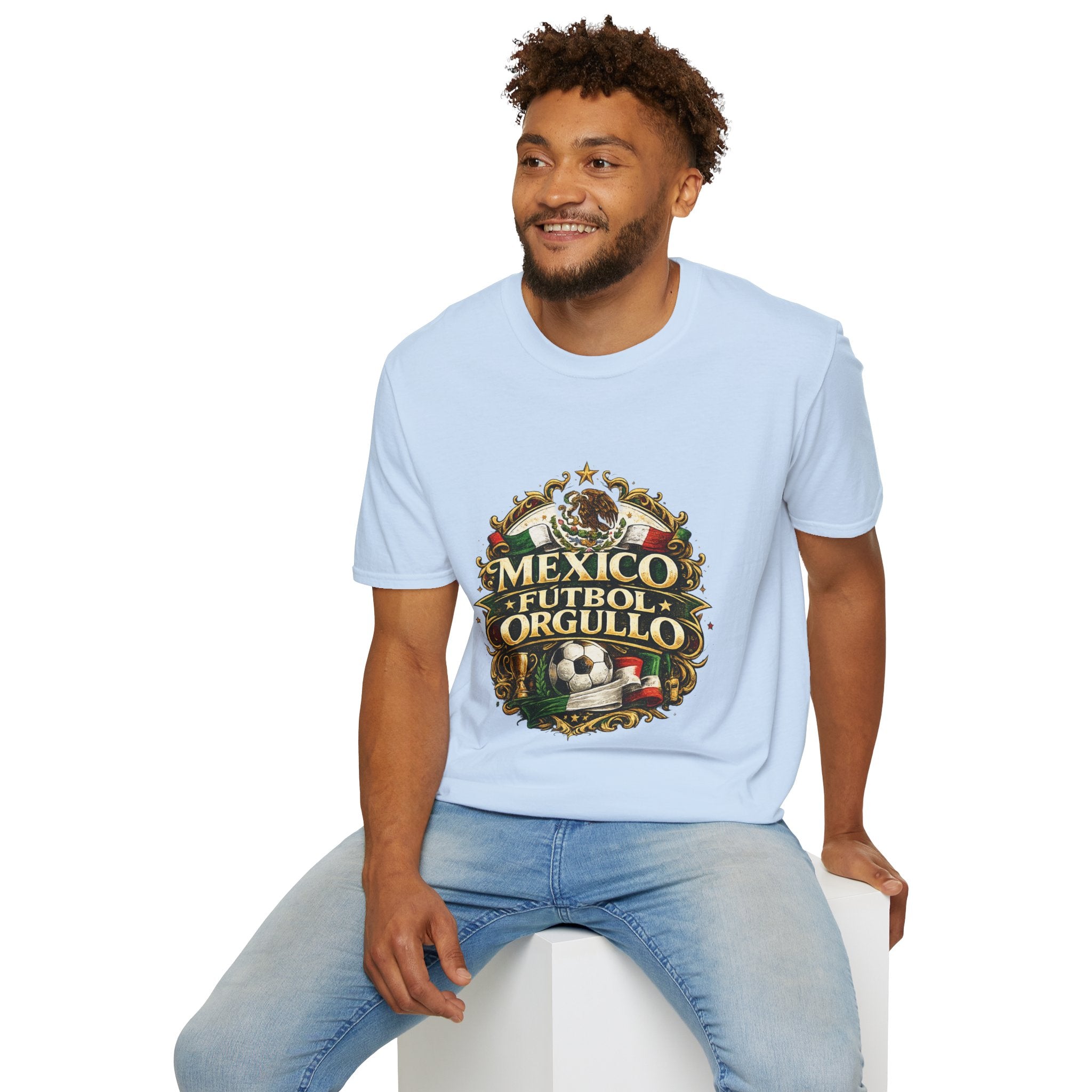 Mexico Fútbol Orgullo T-Shirt — Mexican Soccer Pride Graphic Tee