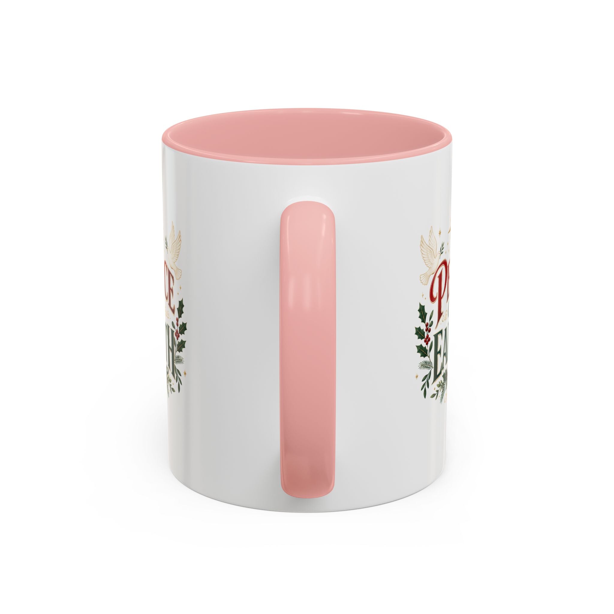 Peace on Earth Coffee Mug — Holiday Christmas Accent Mug