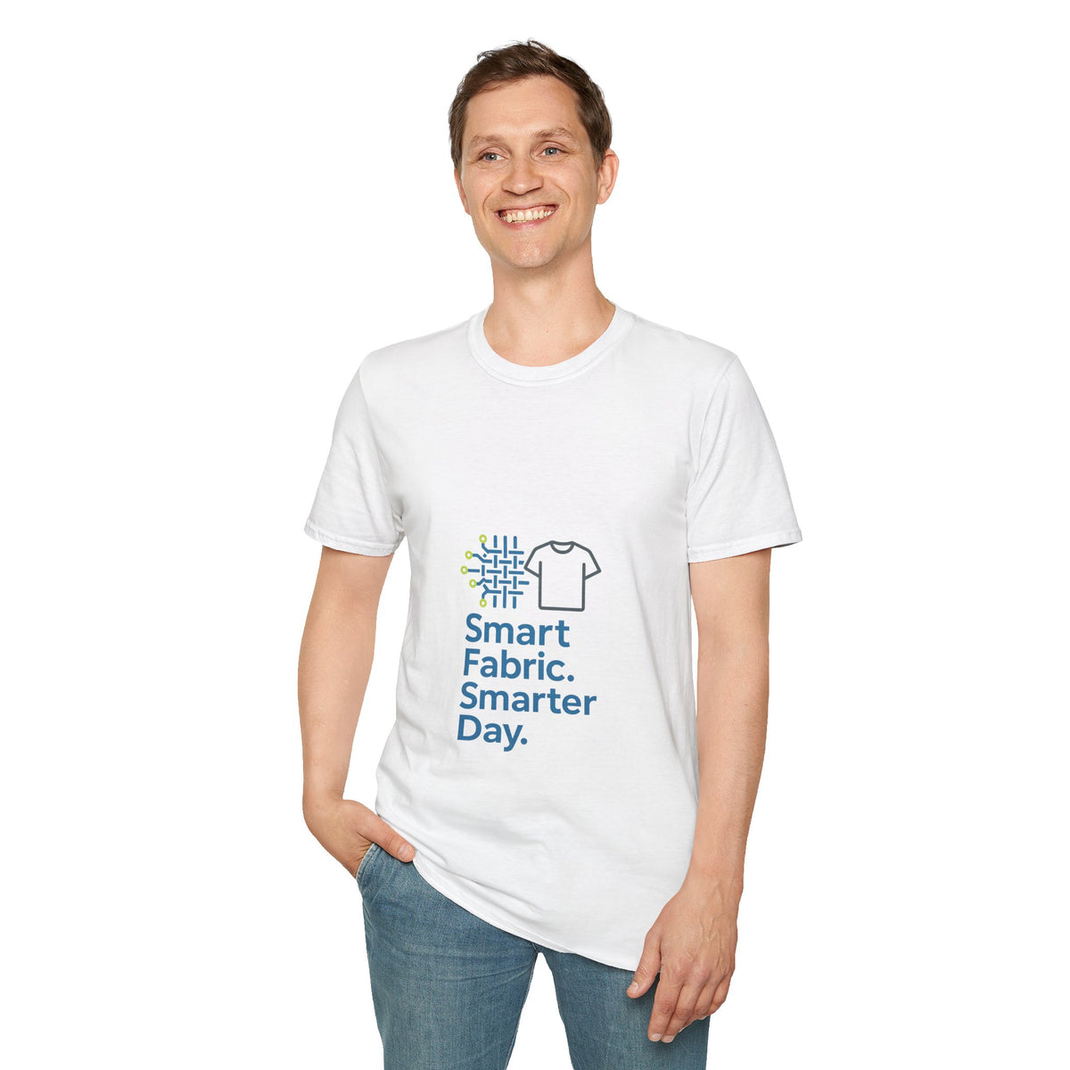 Smart Fabric T‑Shirt — "Smart Fabric. Smarter Day." Tech Apparel - Trending Now - October 2026