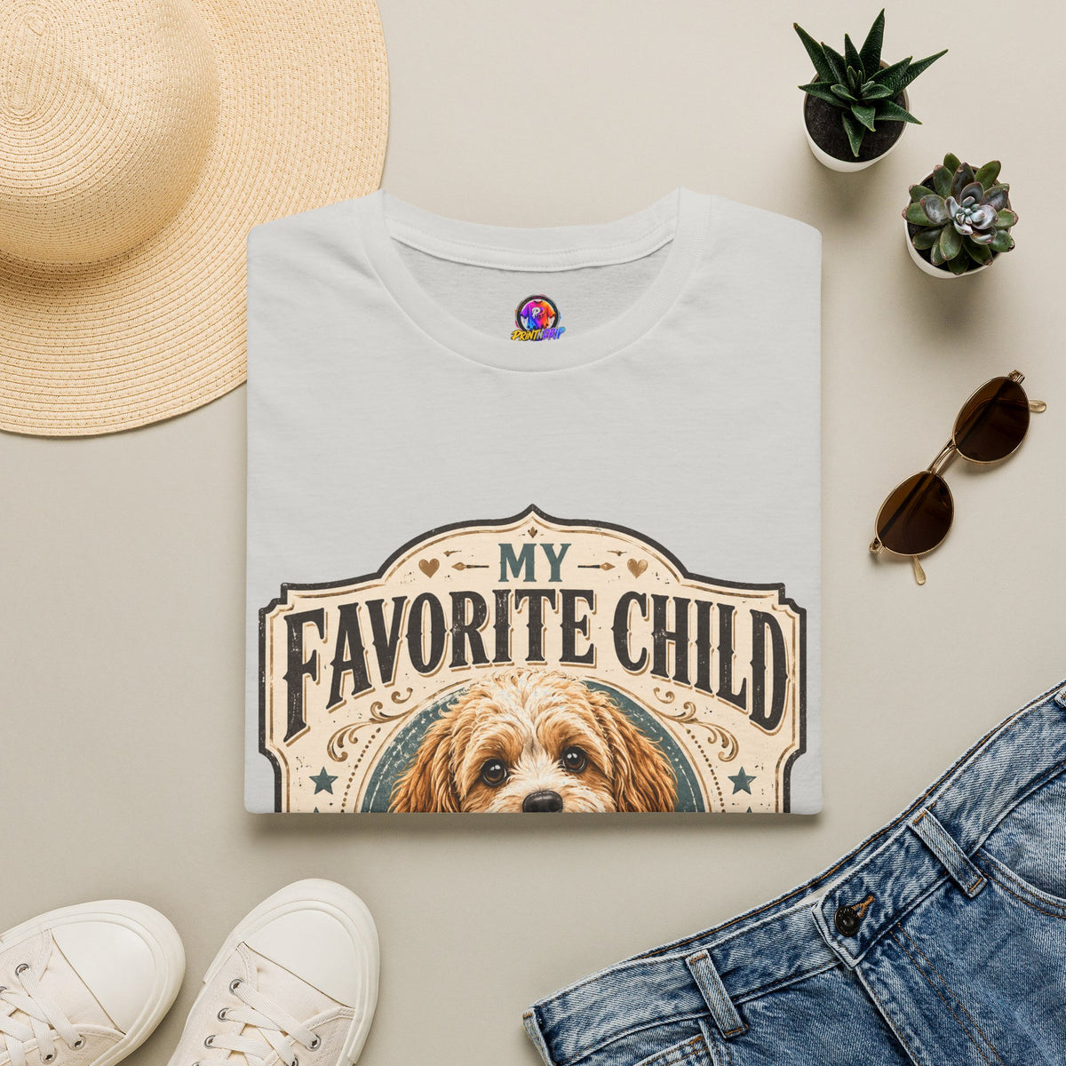 My Favorite Child Dog Mom Club T-Shirt — Cute Puppy Pet Lover Tee