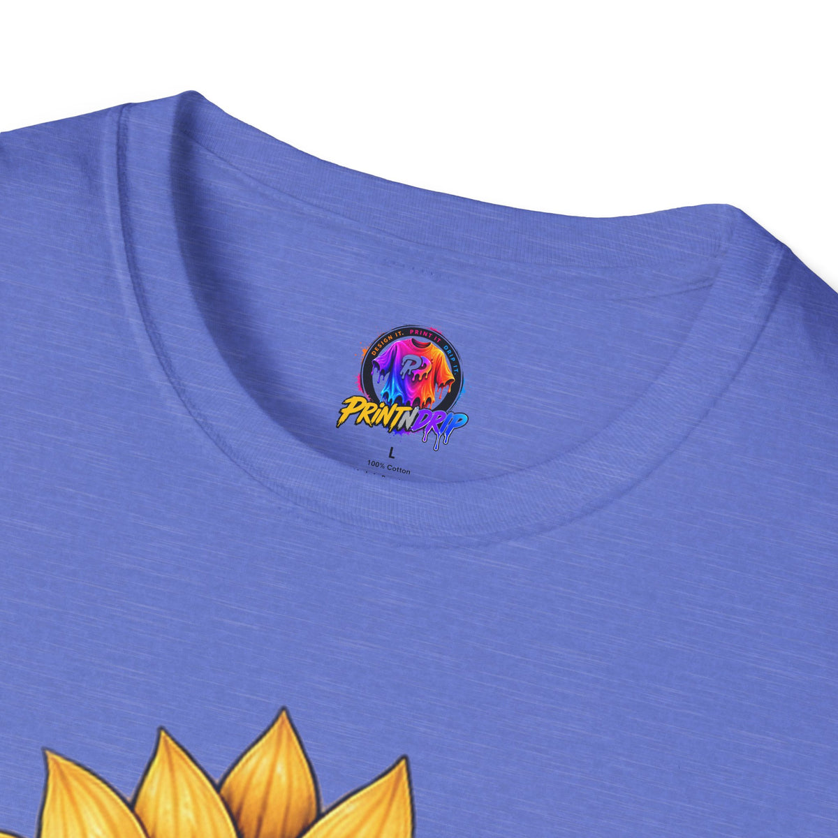 Childhood Cancer Awareness T-Shirt — "Hope Changes Lives" Sunflower Ribbon