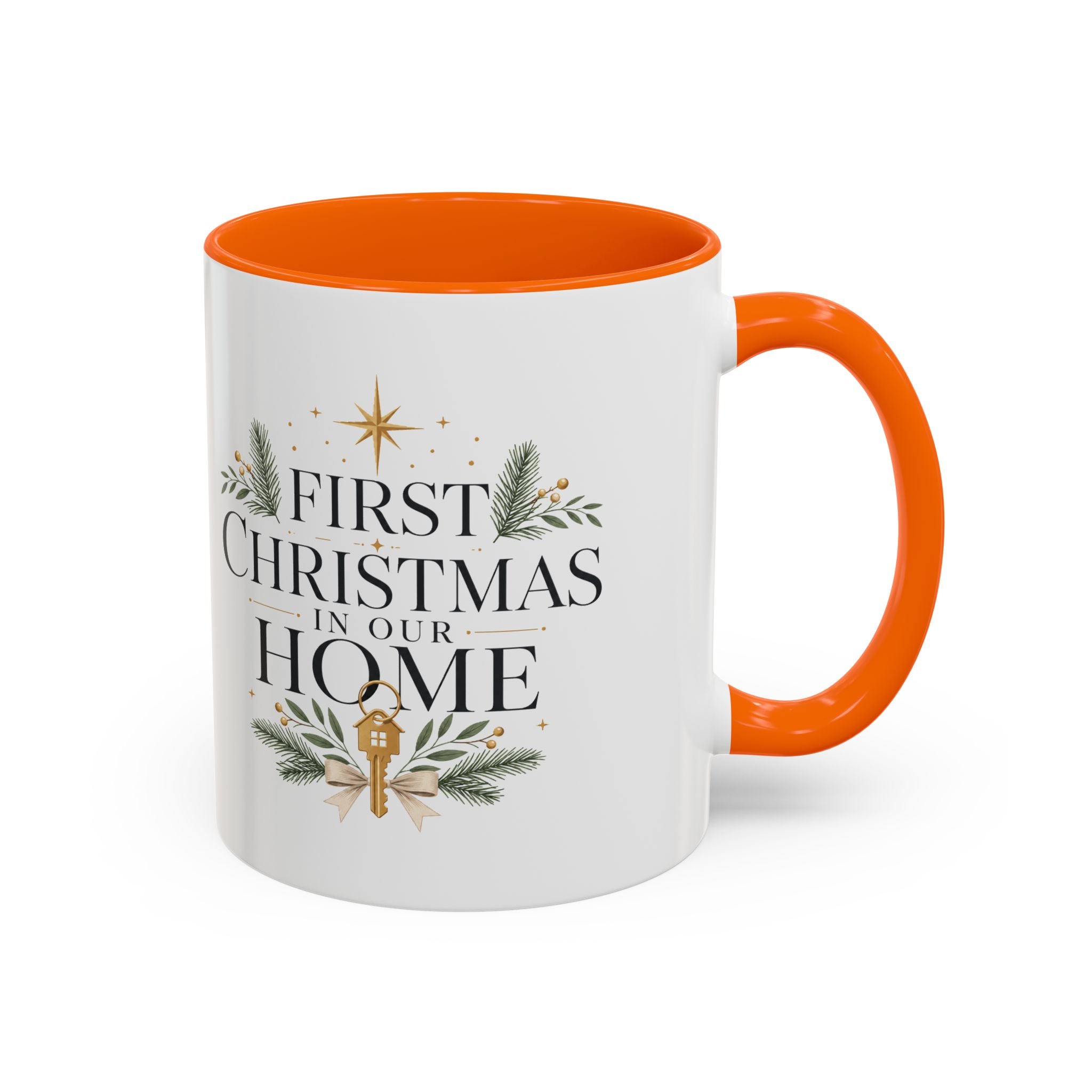 Christmas First Christmas in Our Home Accent Coffee Mug – Holiday Keepsake
