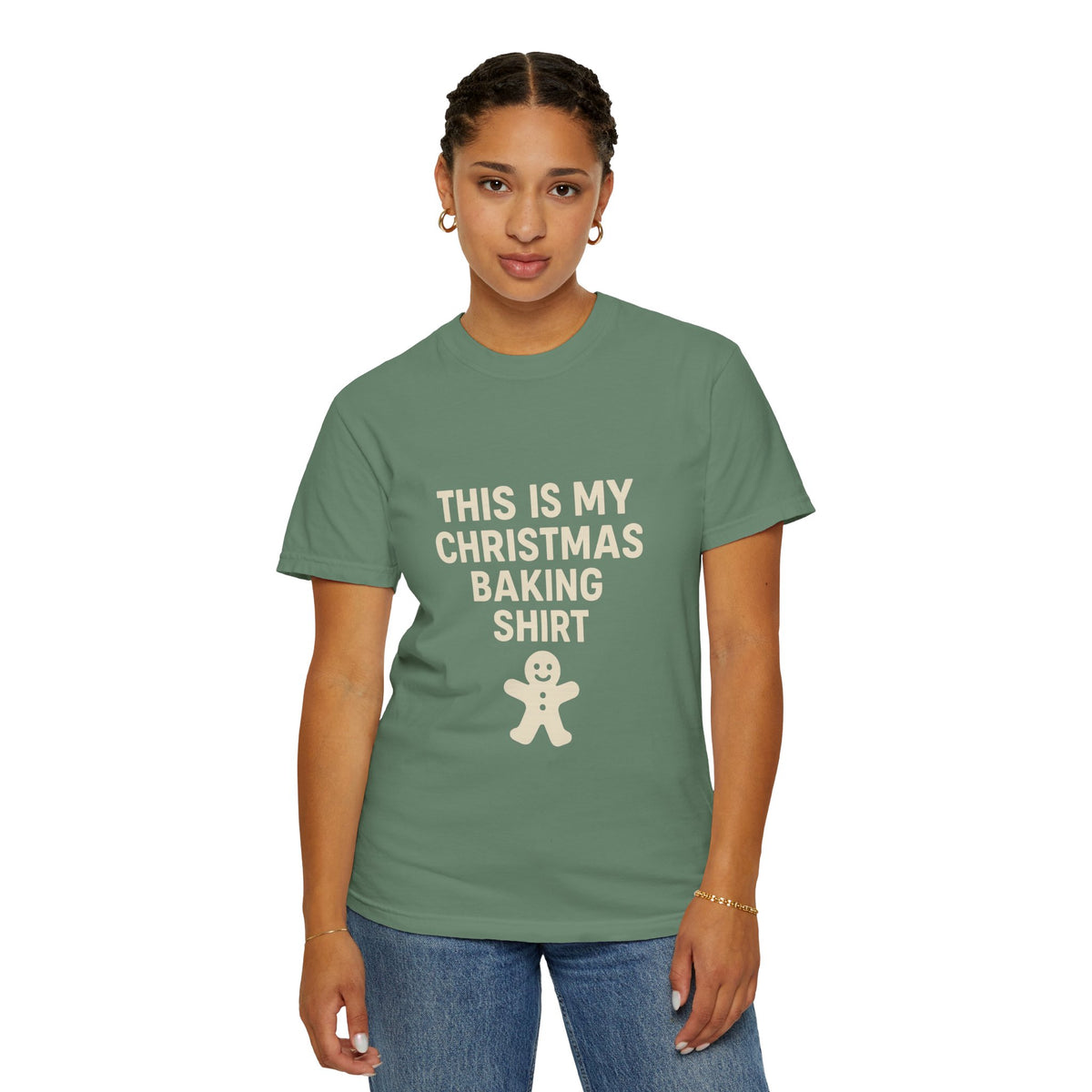 Christmas Baking Shirt — 'This Is My Christmas Baking Shirt' Tee with Gingerbread Graphic- Trending Now - October 2026