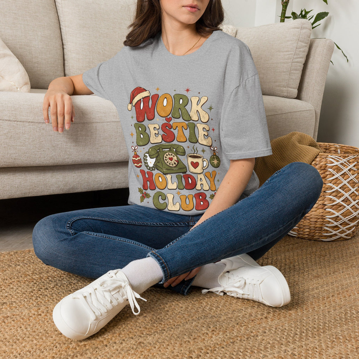 Work Bestie Holiday Club T-Shirt
