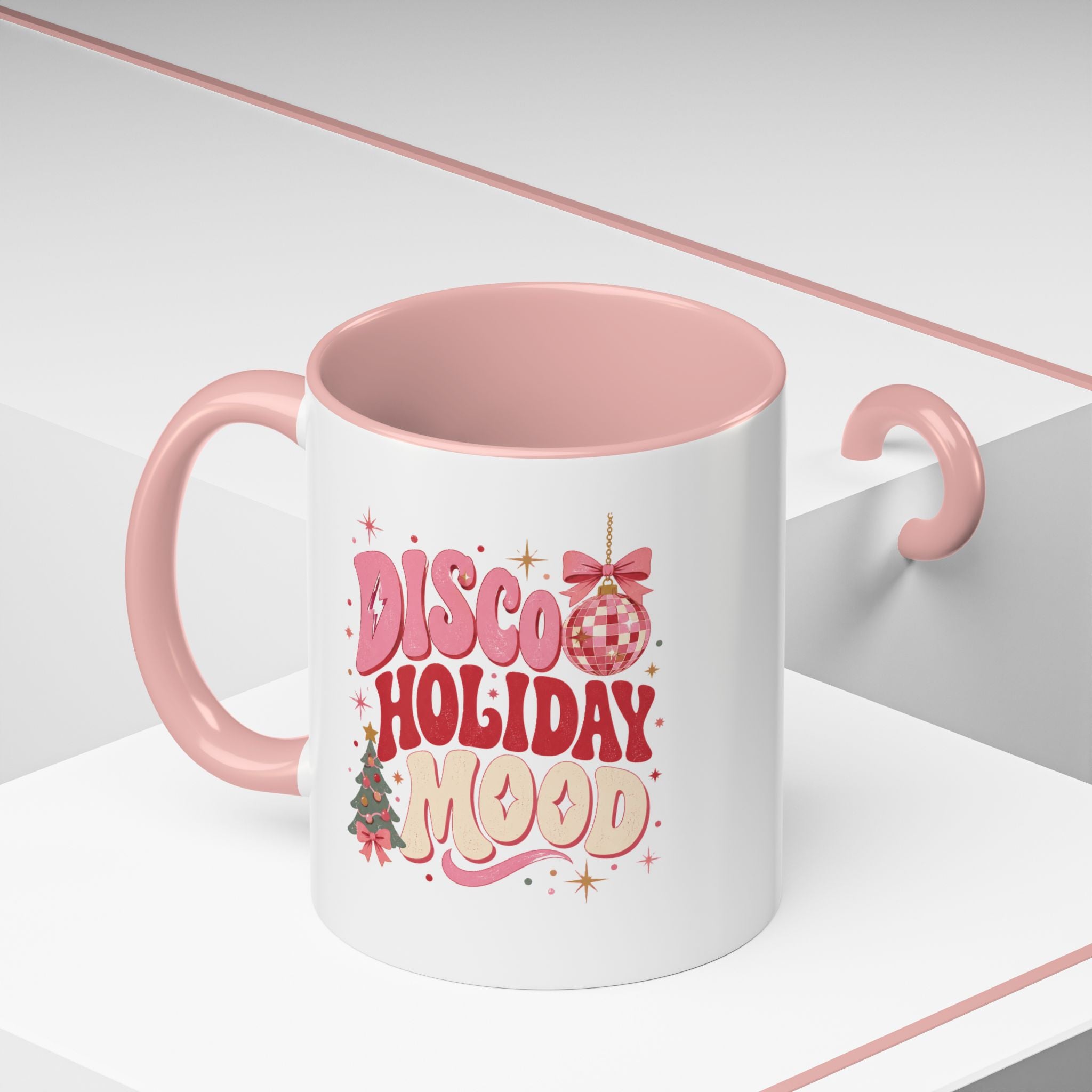 Modern Day Christmas Disco Holiday Mood Coffee Mug