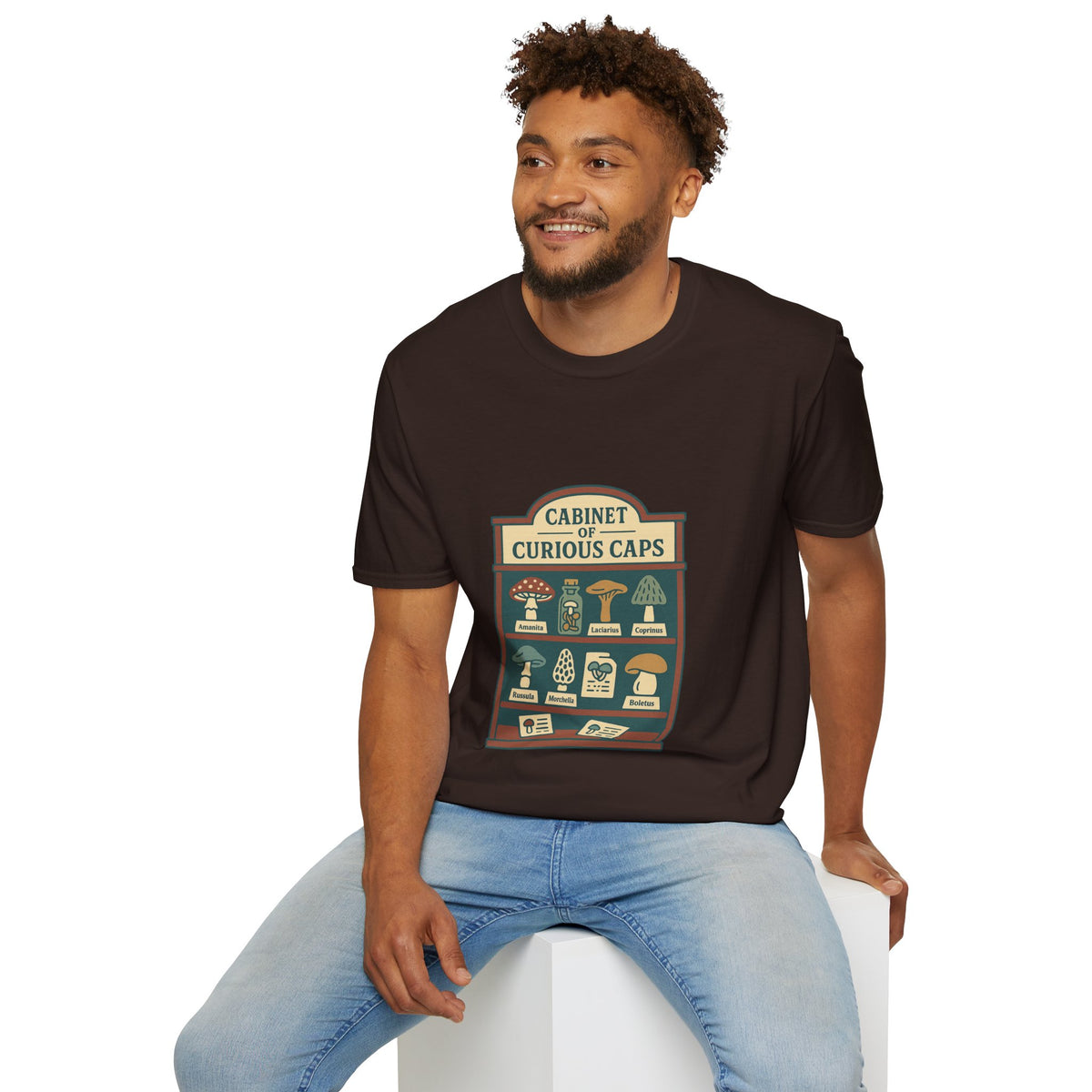 T-Shirt — Cabinet of Curious Caps Vintage Apothecary Graphic Tee - Trending Now - October 2026