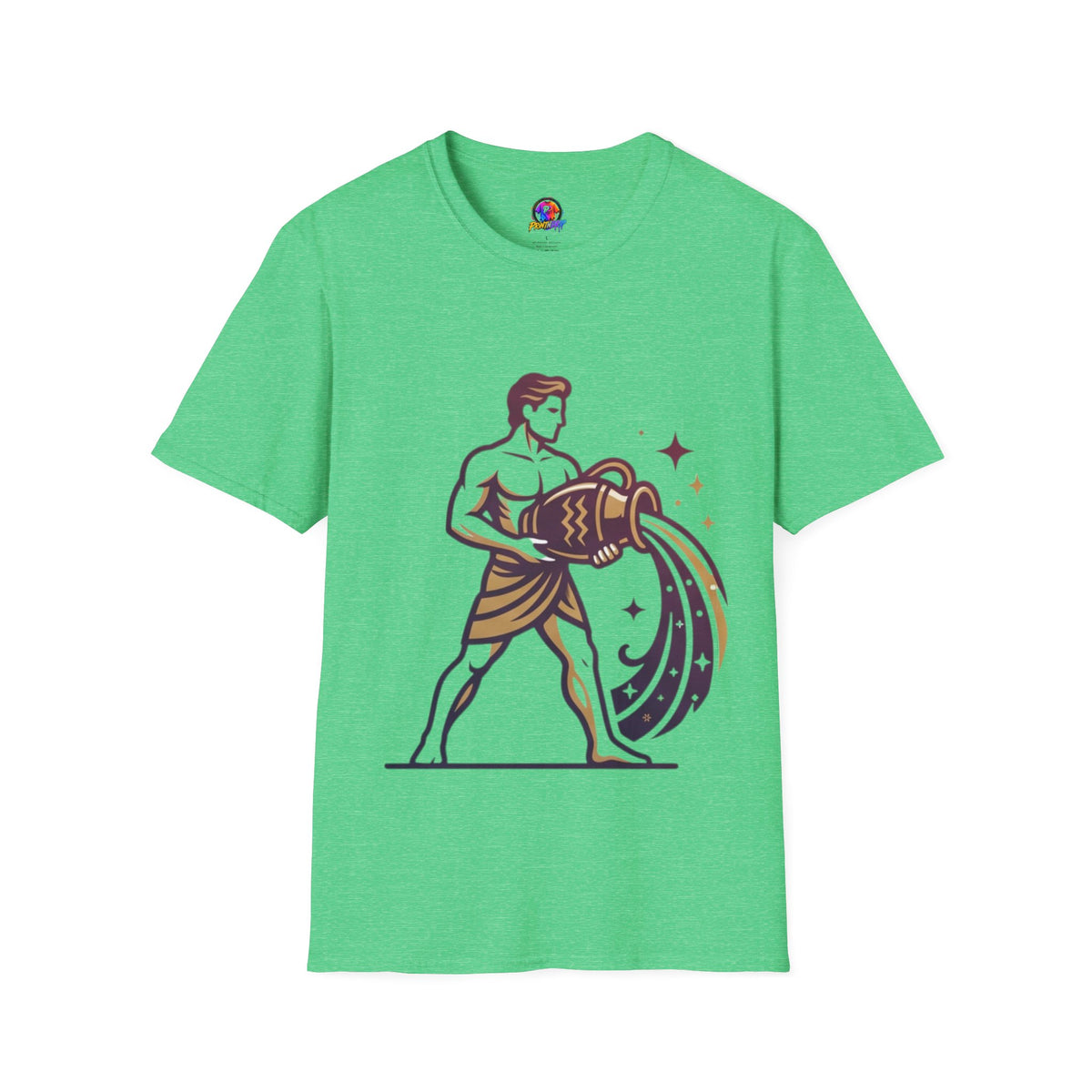 Aquarius Zodiac T-Shirt — Water Bearer Astrology Tee