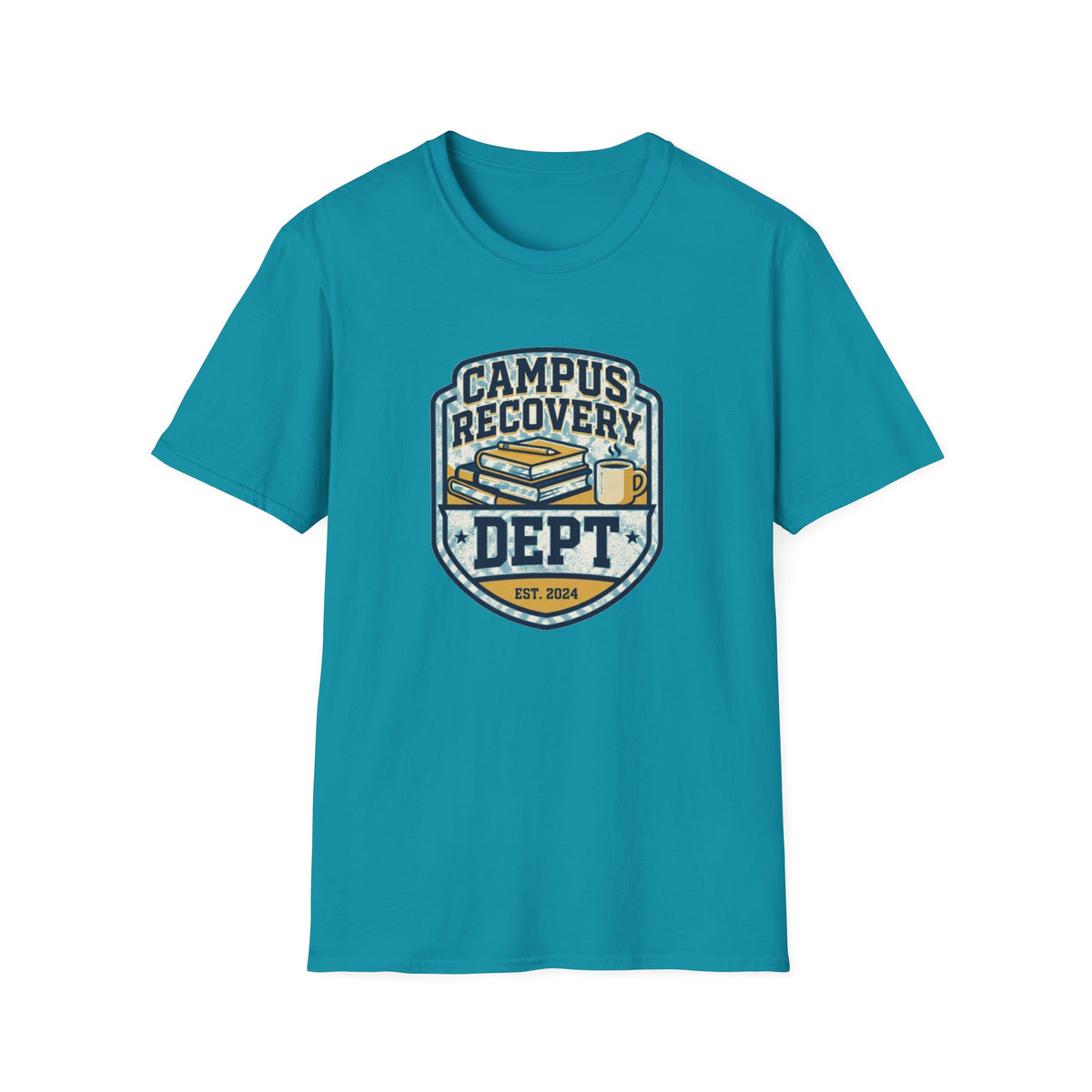 Campus Recovery Dept. T-Shirt — Collegiate Support Logo Tee - Trending Now - August 2026
