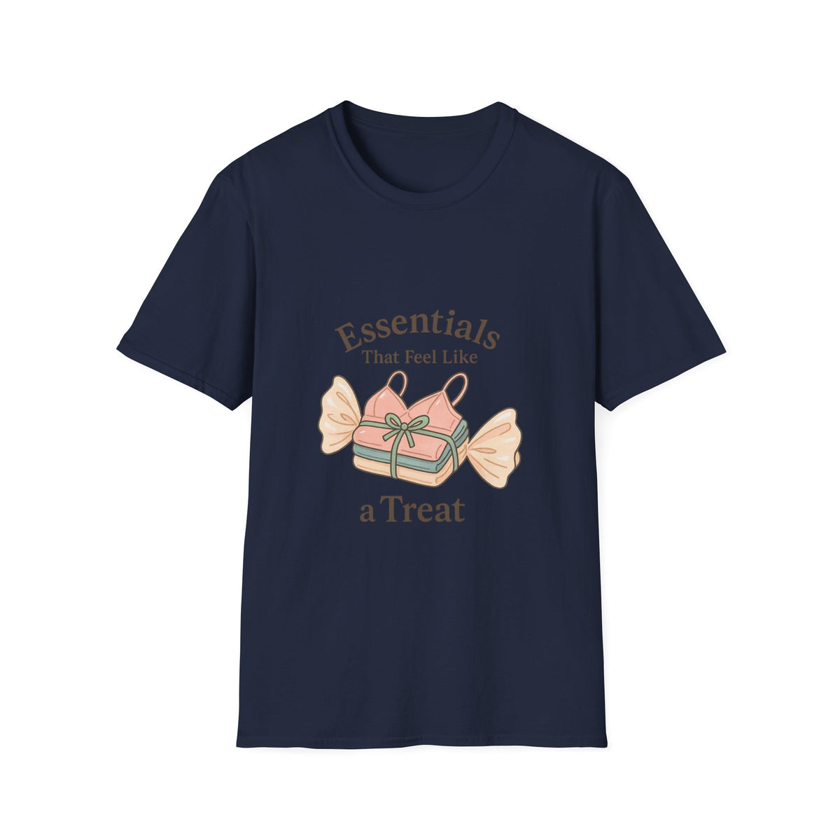 T-Shirt - "Essentials Are Hard To Resist" Candy Graphic Tee - Trending Now - October 2026