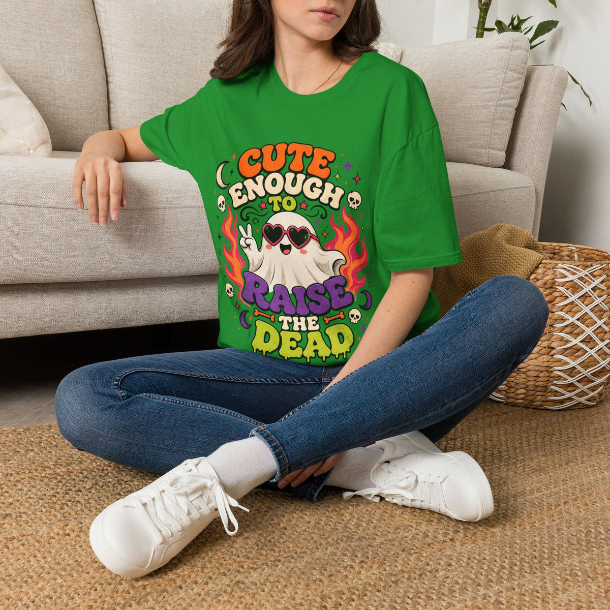 Halloween Cute Enough Unisex Softstyle T-Shirt