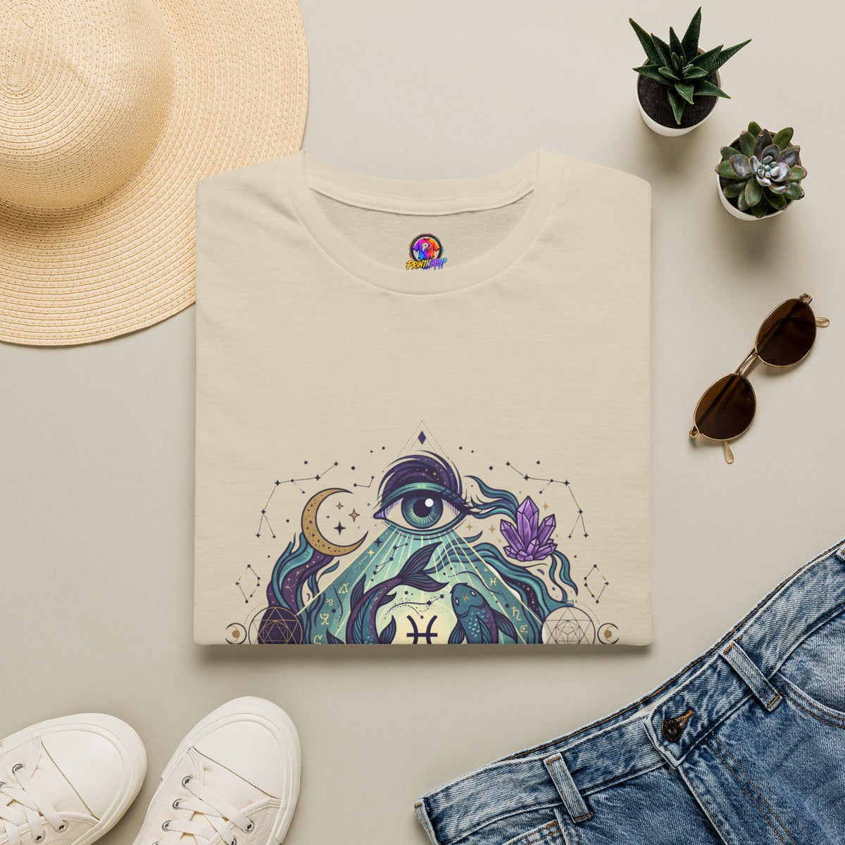 Pisces Mystic T-Shirt — 'I See Things You Don't' Astrology Tee