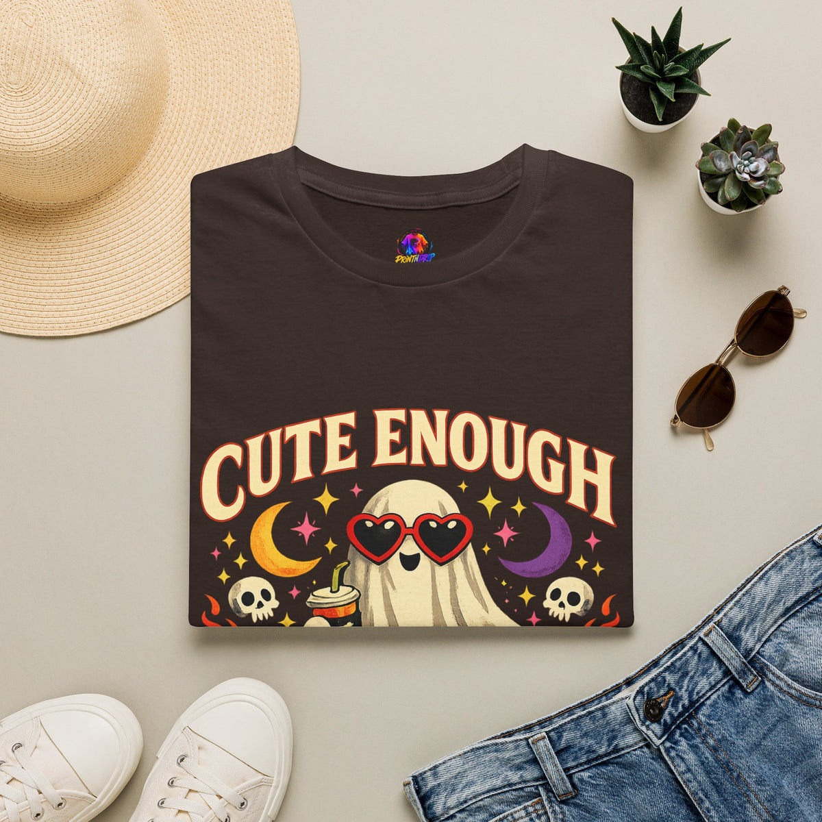 Halloween Cute Enough Unisex Softstyle T-Shirt