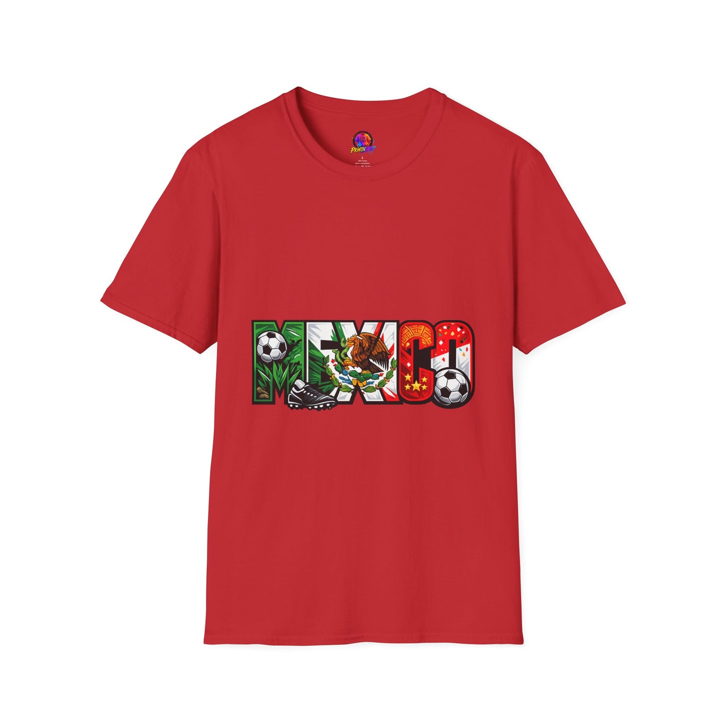 Mexico Soccer T-Shirt — Mexican Flag Football Pride Tee