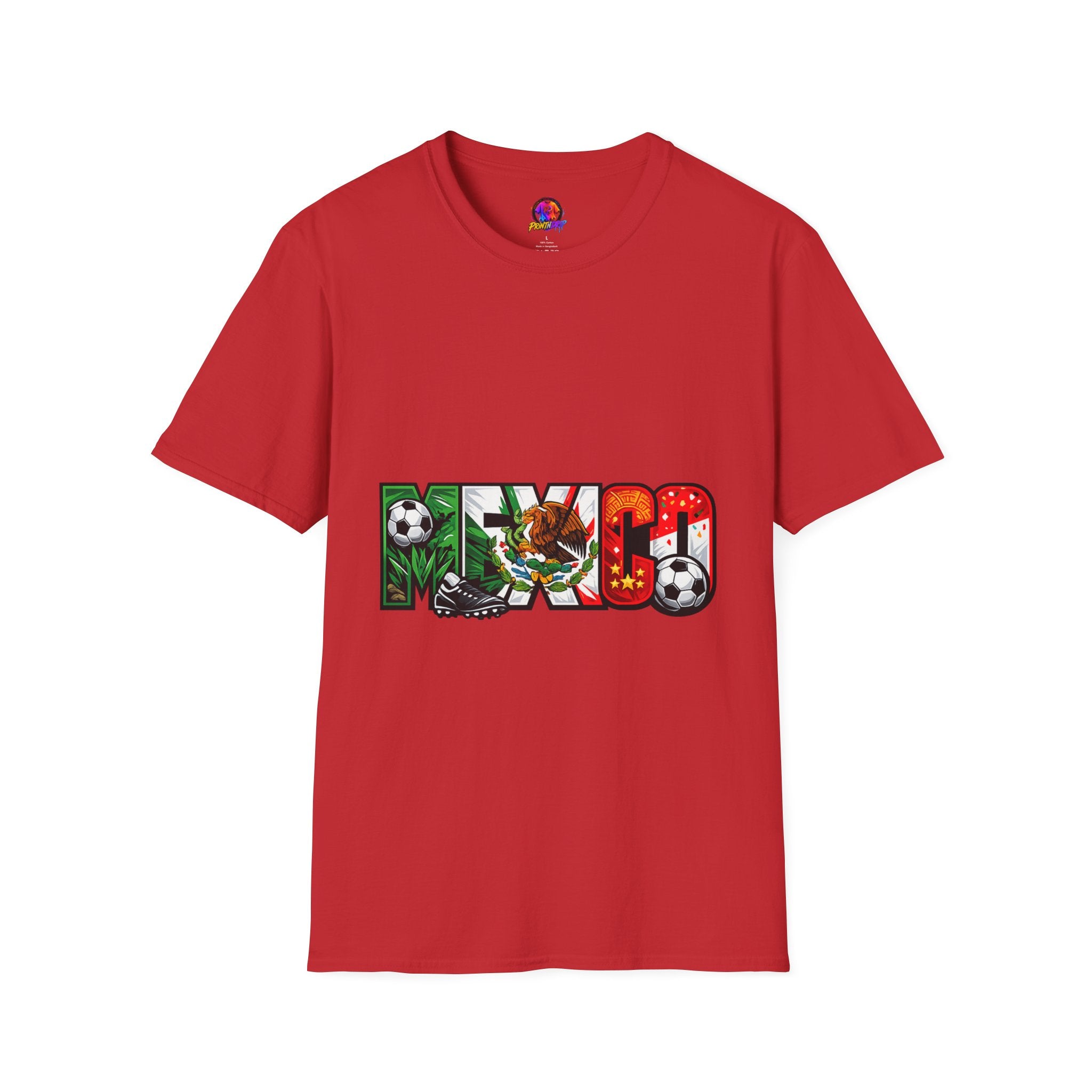 Mexico Soccer T-Shirt — Mexican Flag Football Pride Tee