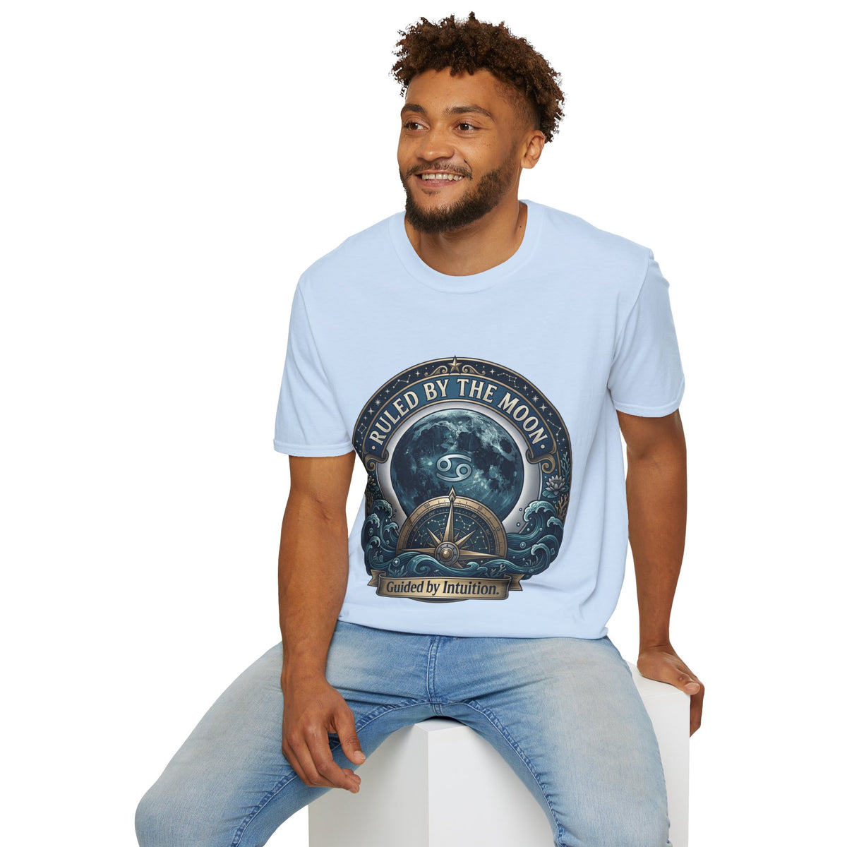 Ruled by the Moon T-Shirt — Moonphase Zodiac Graphic Tee