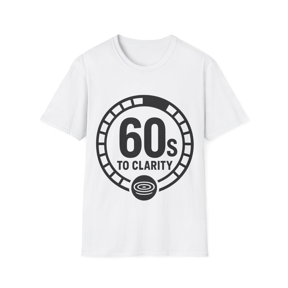 "60s To Clarity" Aeropress Coffee Graphic Tee - Aesthetic Minimalist Barista White T-Shirt - Trending Now - September 2026