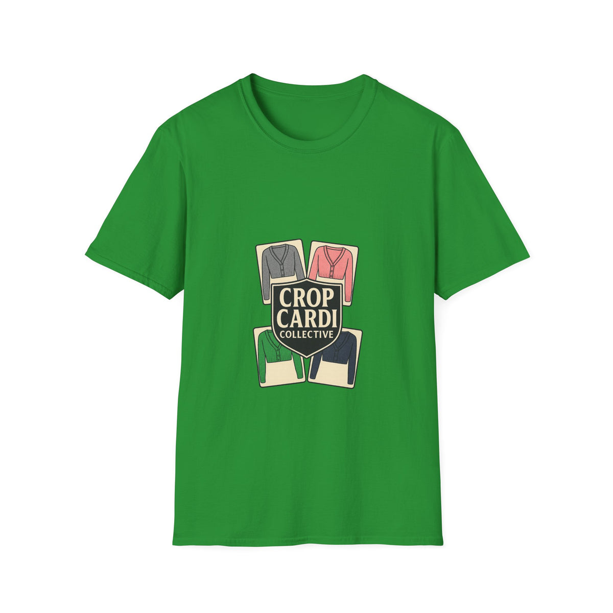 Crop Card Collective T-Shirt — Retro Card Game Logo Tee - Trending Now - October 2026