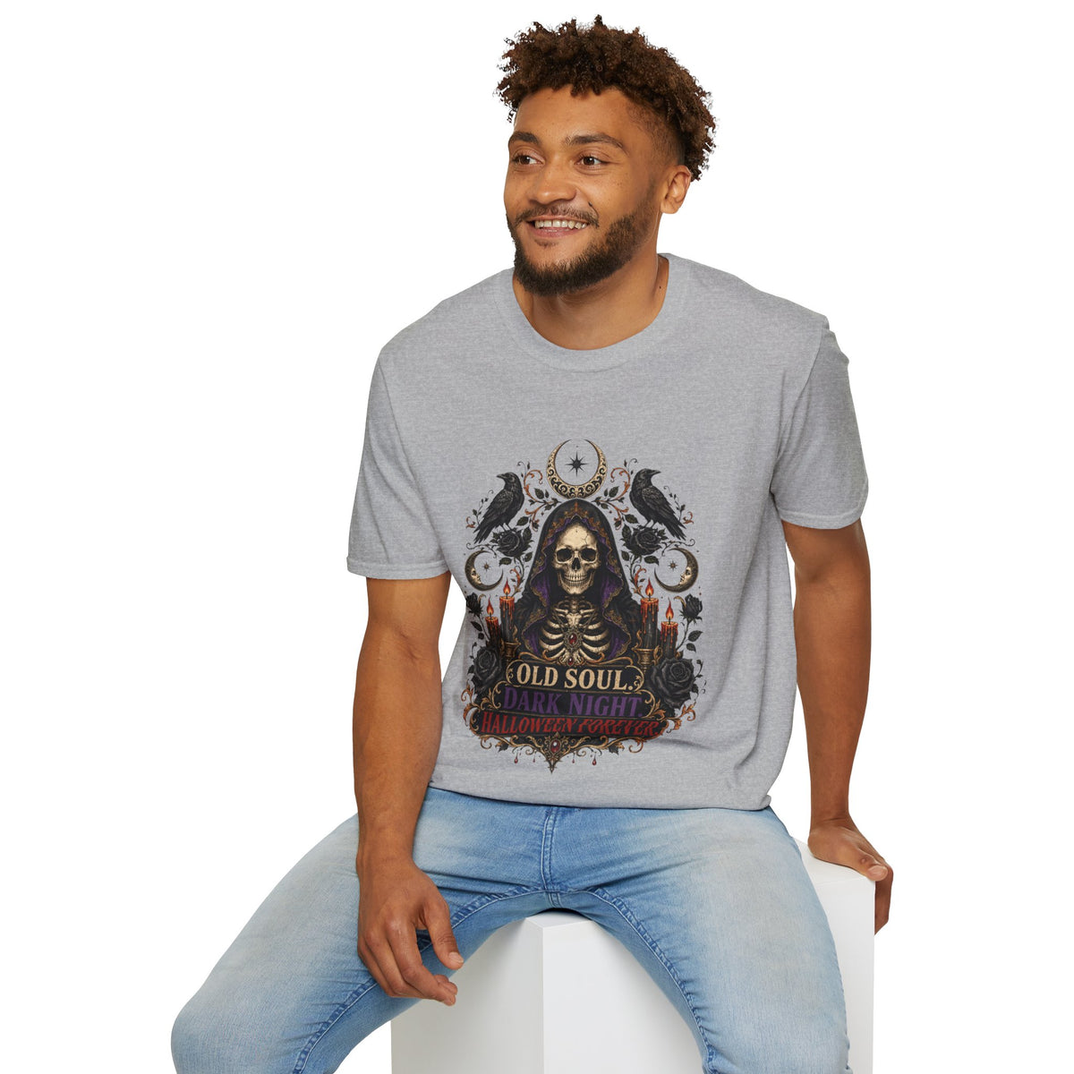 Halloween Old Soul Unisex Softstyle T-Shirt