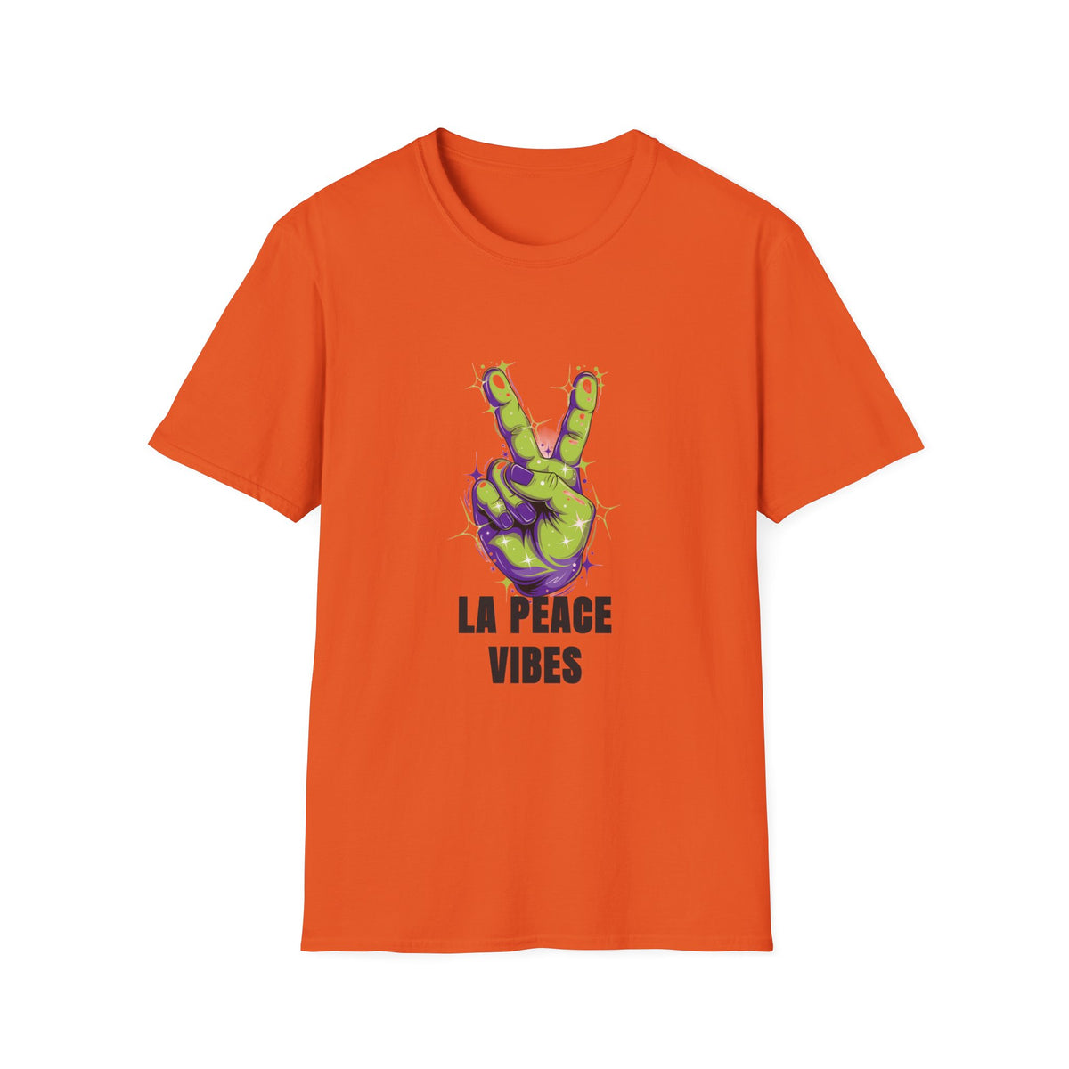 Peace Vibes T-Shirt — Green Alien Peace Sign Tee (La Peace Vibes) - Trending Now - August 2026
