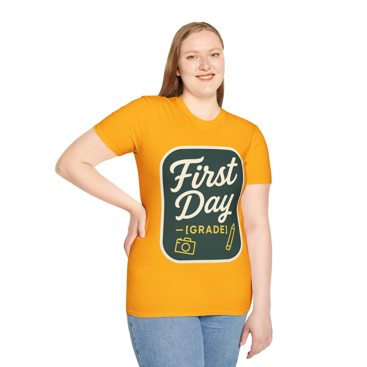 First Day T-Shirt — Retro "First Day (Grade 1)" Back-to-School Tee - Trending Now - August 2026