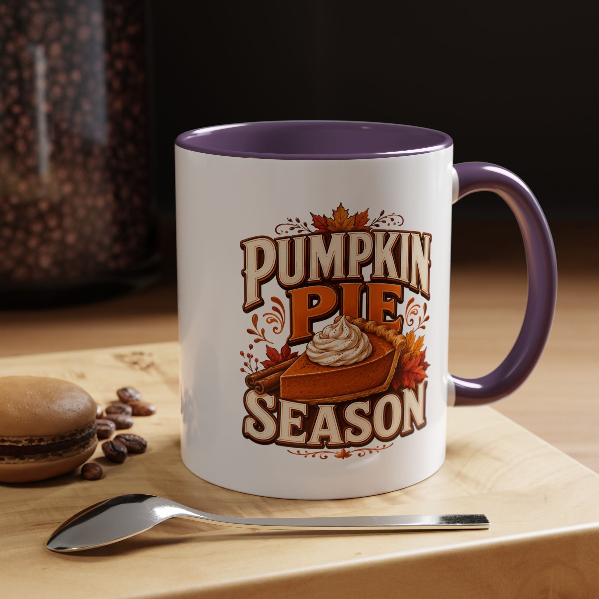 Thanksgiving Mug Pumpkin Pie Season Coffee Mug — Fall Thanksgiving Accent