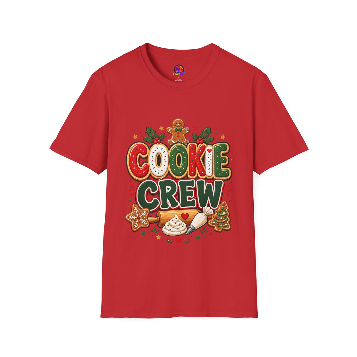 Cookie Crew T-Shirt — Christmas Gingerbread Holiday Tee