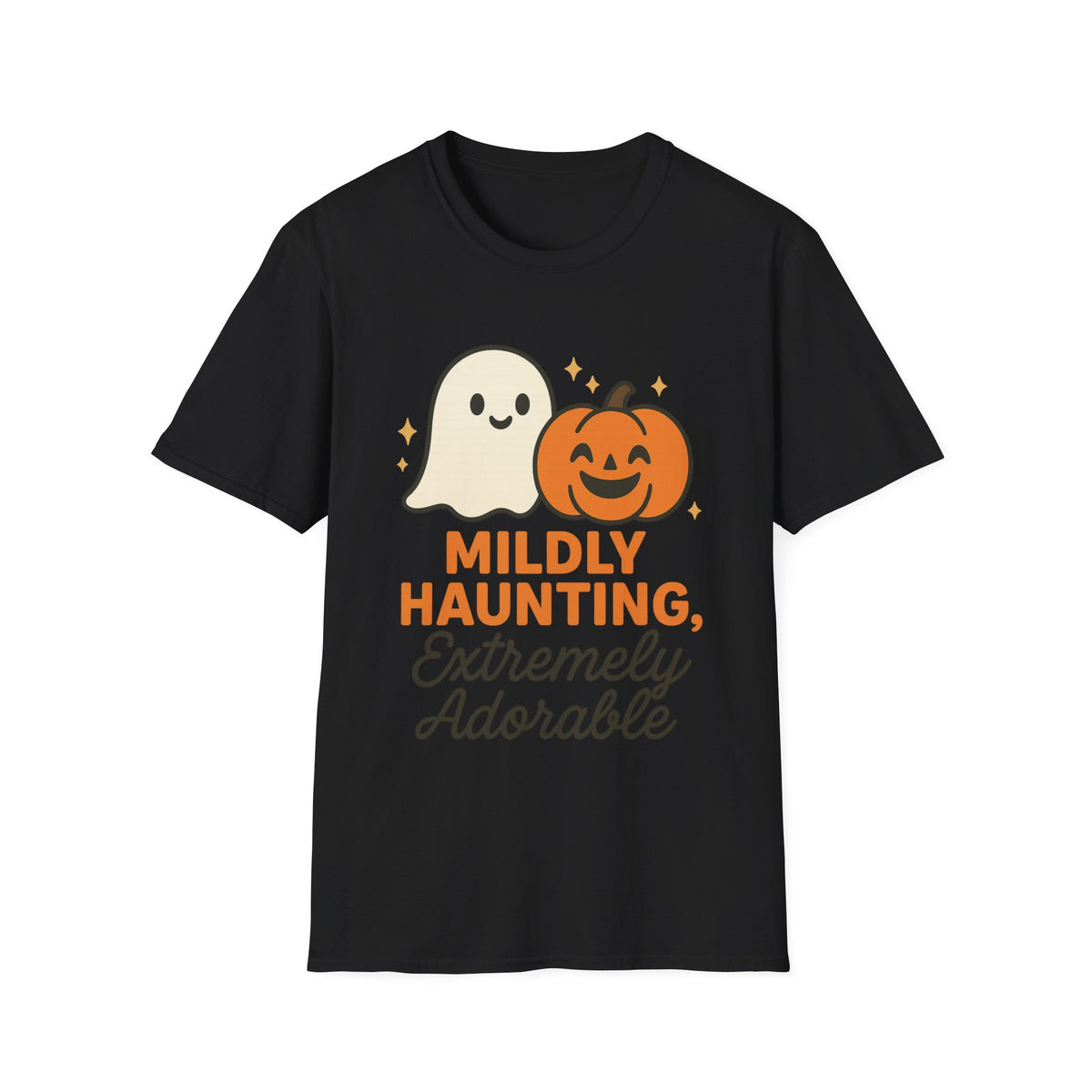 Mildly Haunting Extremely Adorable Ghost T-Shirt, Cute Halloween Pumpkin Tee - Trending Now - September 2026