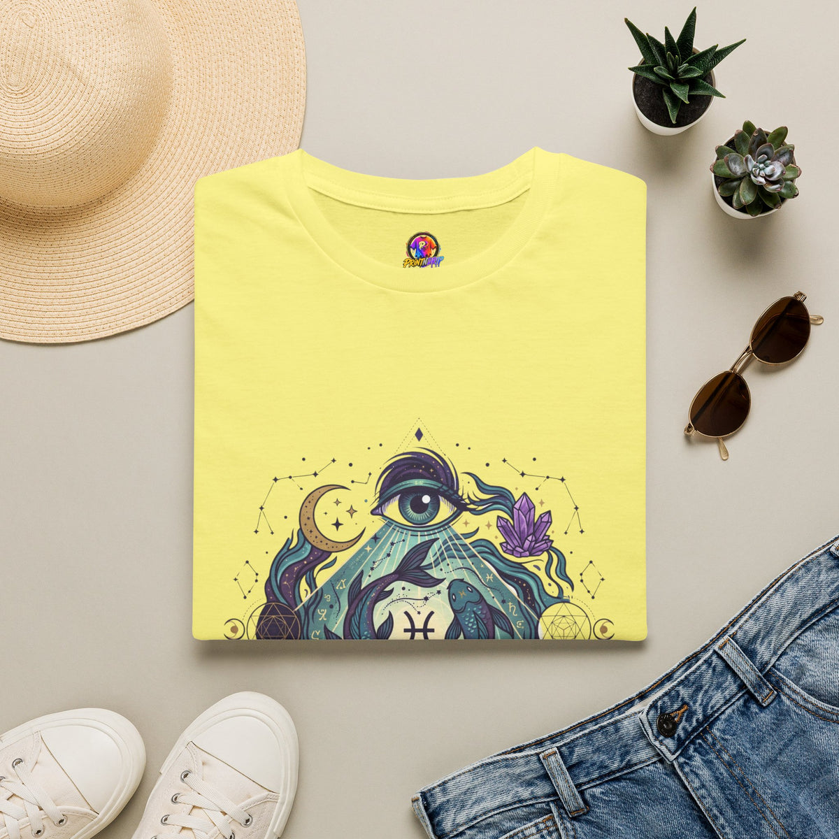 Pisces Mystic T-Shirt — 'I See Things You Don't' Astrology Tee