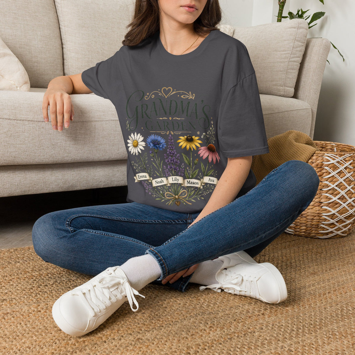 Grandma's Garden T-Shirt — Floral ‘Grandma’s Garden’ Gift Tee