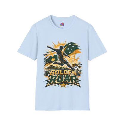 Australia Golden Roar Soccer T-Shirt — Australian Football Fan Tee