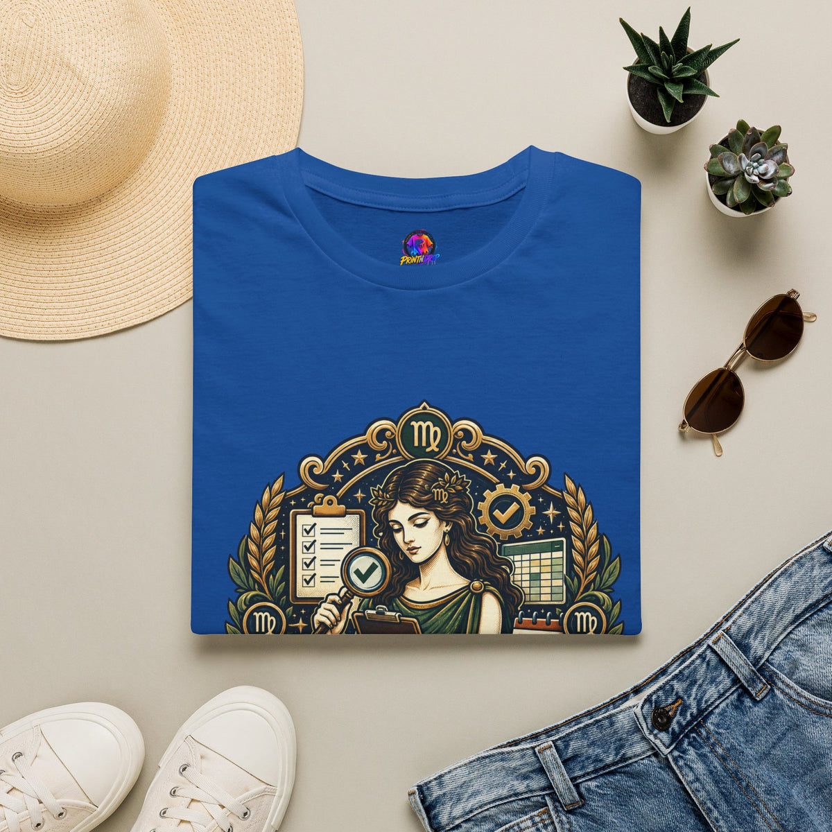 Zodiac Virgo Unisex Softstyle T-Shirt