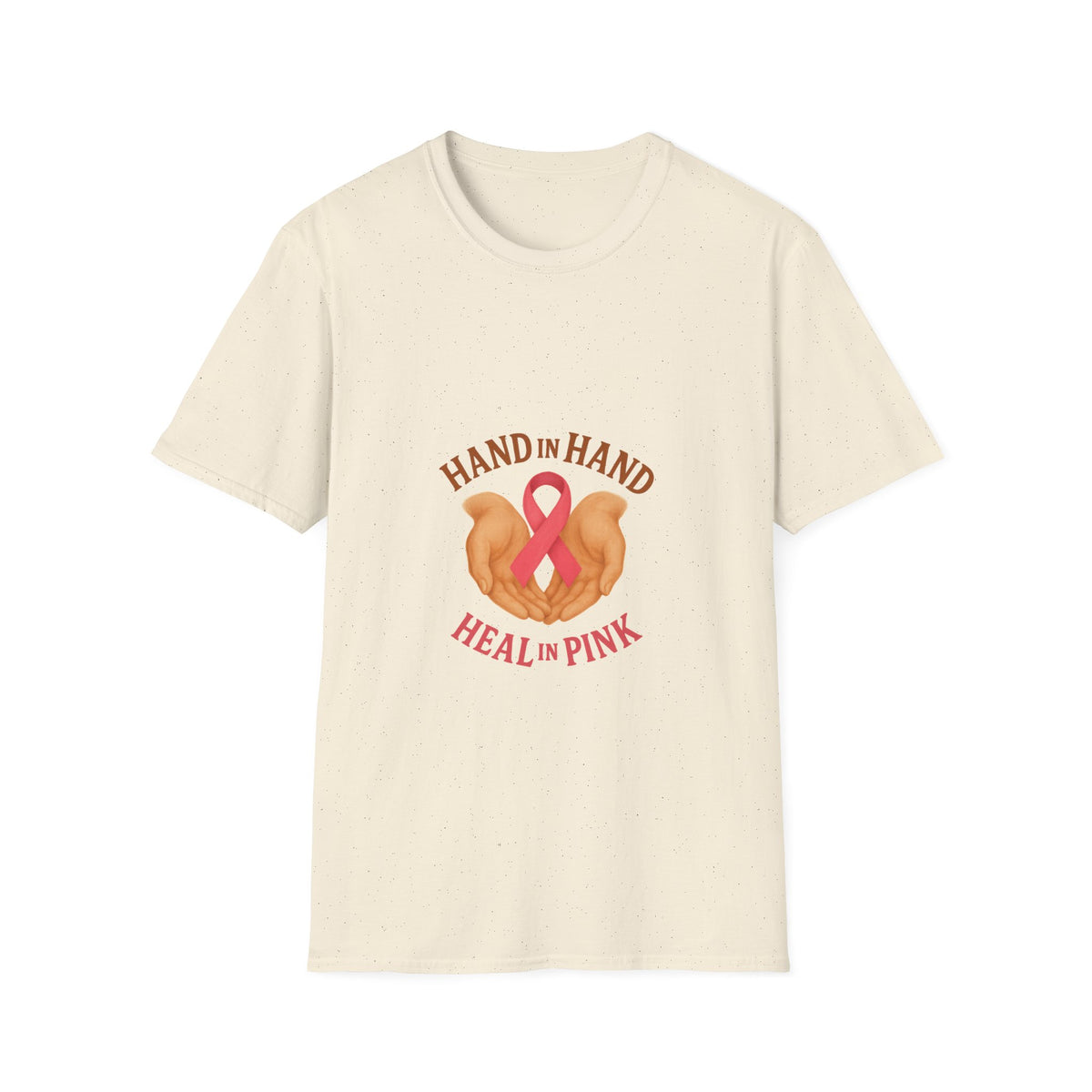 Breast Cancer Support T-Shirt – "Hand in Hand, Heal in Pink" Heart Ribbon Tee - Trending Now - October 2026