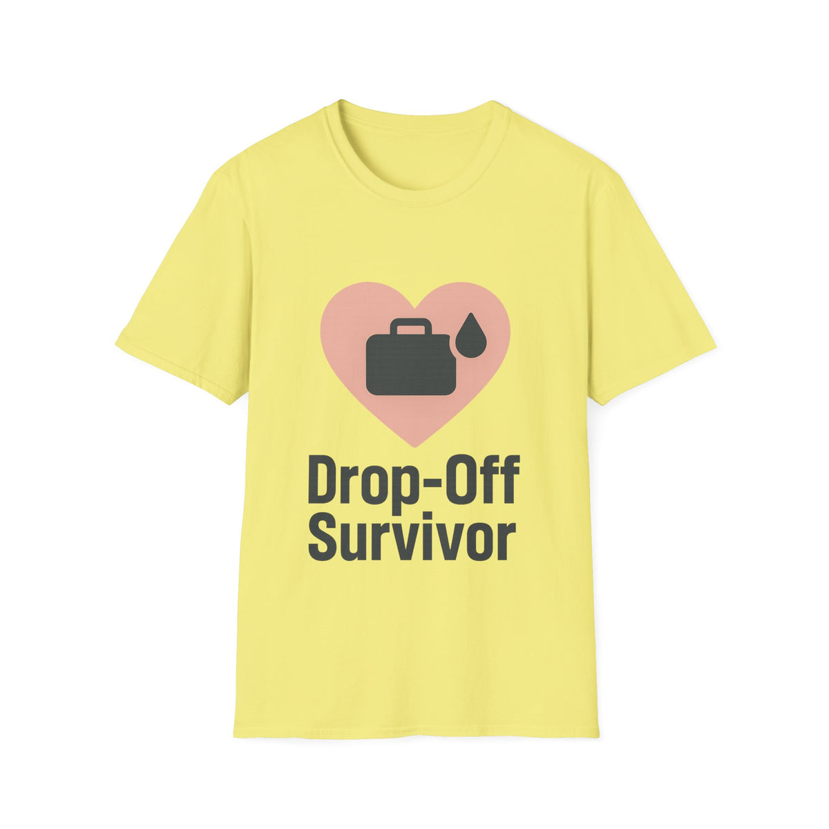 Drop-Off Survivor T-Shirt — Heart & Inkjet Printer Rescue Tee - Trending Now - August 2026