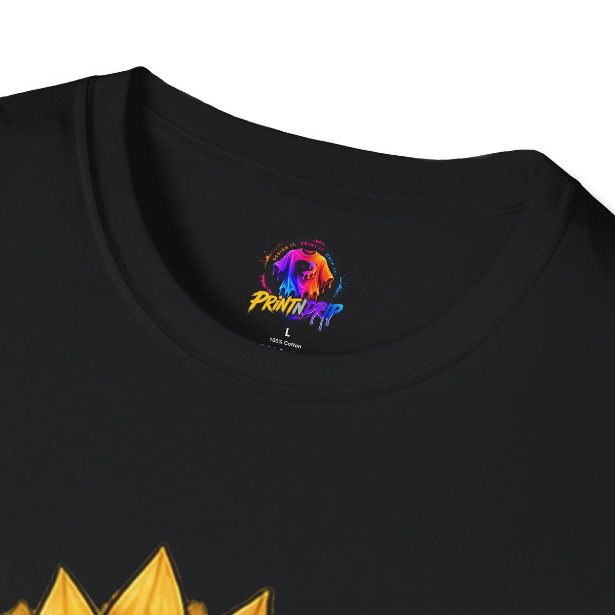 Braver Than Cancer Childhood Cancer Awareness Sunflower T-Shirt