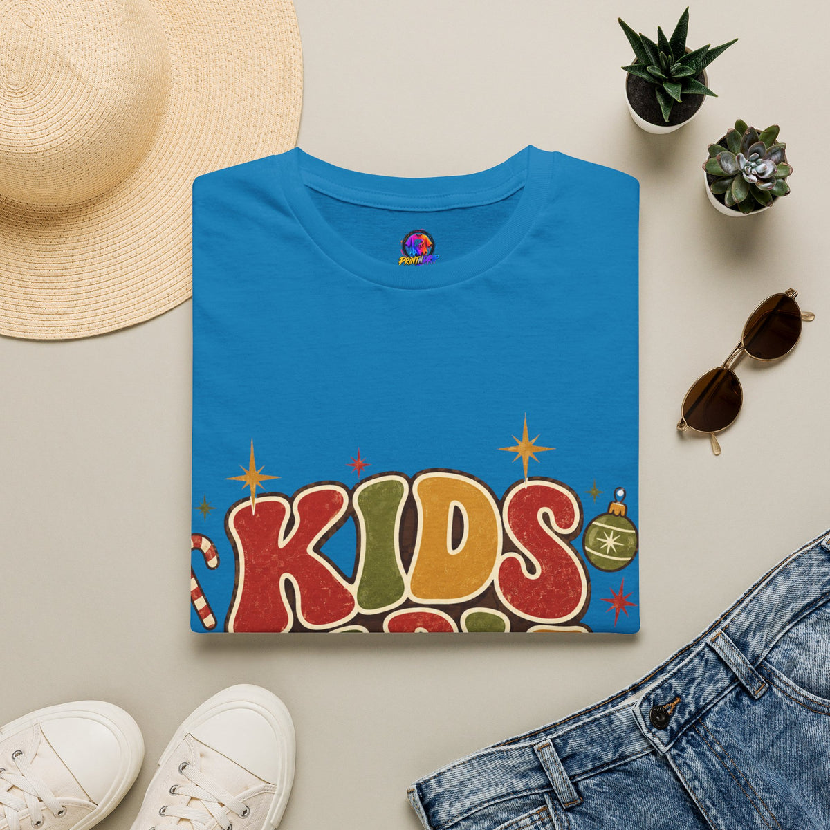 Kids Table Alumni T-Shirt — Retro Holiday Family Dinner Tee