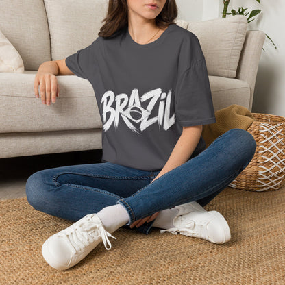 Brazil Minimal Marble Waves T-Shirt