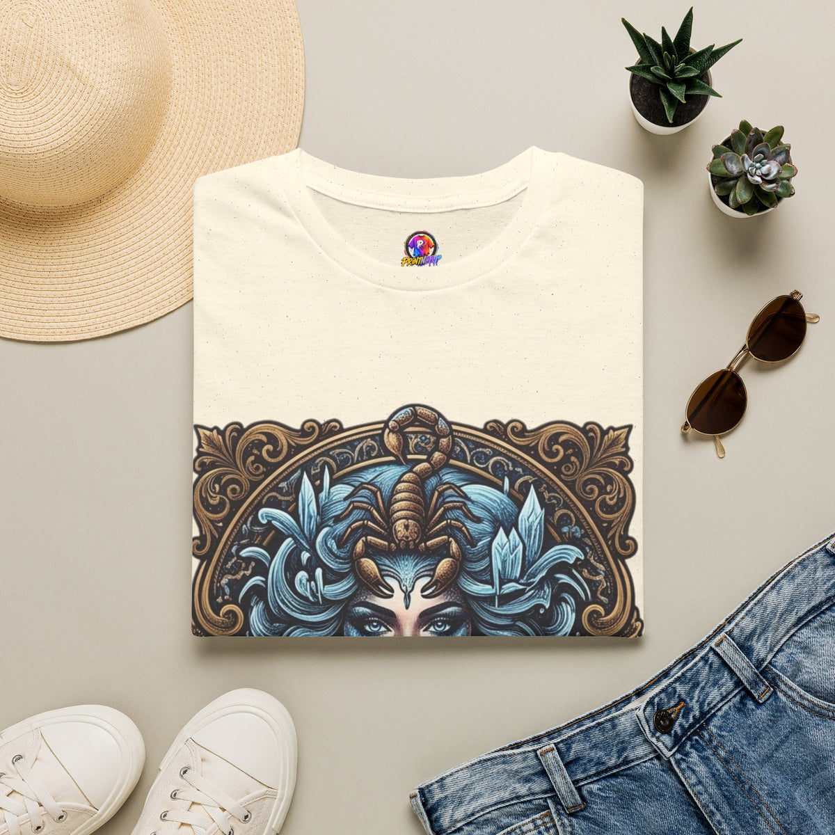 Scorpio Astrology T-Shirt — "Beautifully Intense" Zodiac Graphic Tee