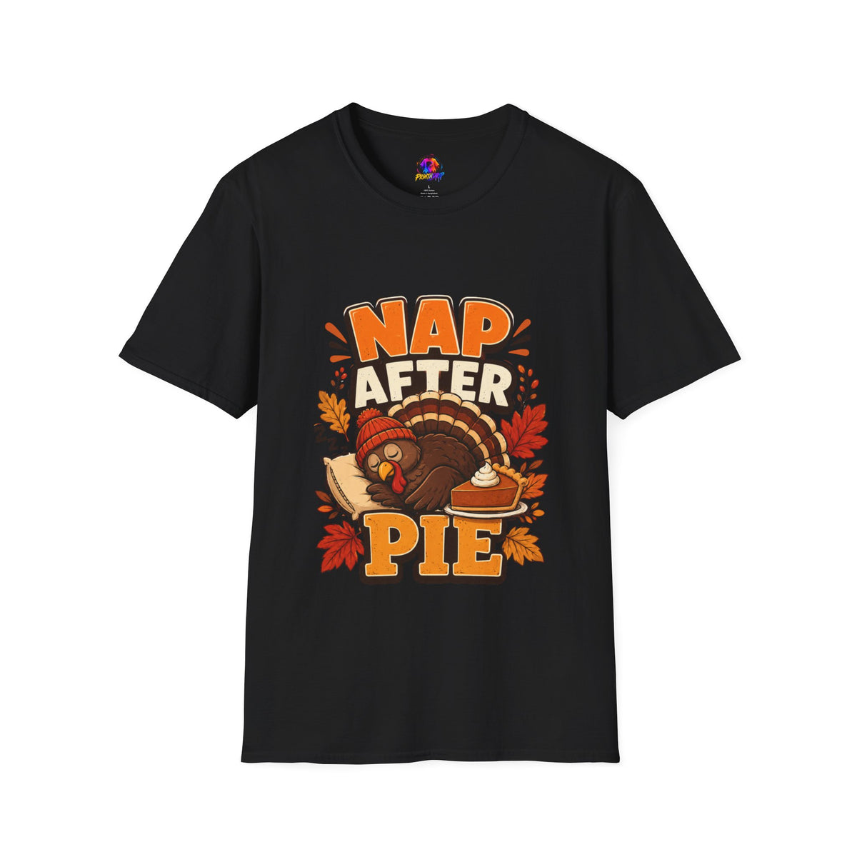 Thanksgiving T-Shirt Nap After Pie T-Shirt — Funny Thanksgiving Turkey Tee