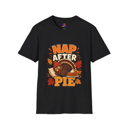 Nap After Pie T-Shirt — Funny Thanksgiving Turkey Tee