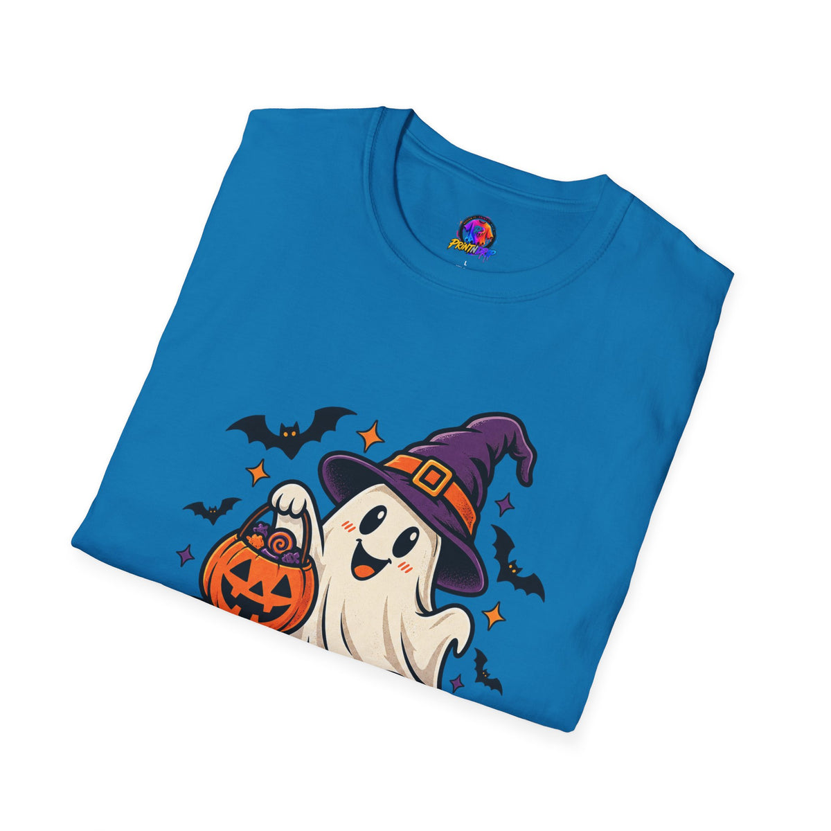 Spooky Season T-Shirt — Cute Ghost Halloween Tee ("Spooky Season Social Club")