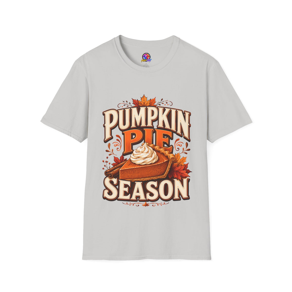 Thanksgiving T-Shirt Pumpkin Pie Season T-Shirt — Autumn Thanksgiving Dessert Lover Tee