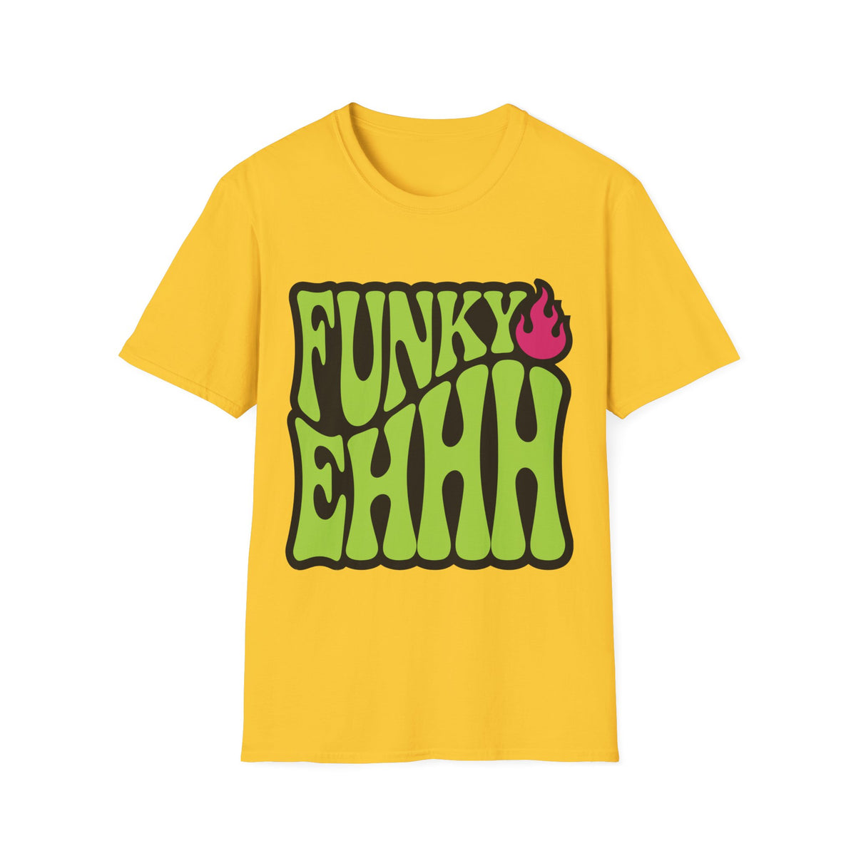 Funky Chili T-Shirt — Retro Psychedelic Green Flame Graphic Tee - Trending Now - August 2026